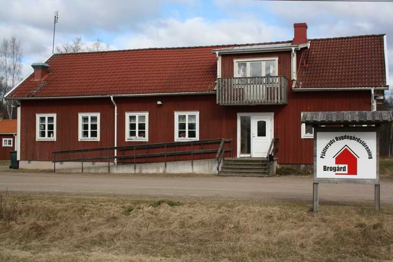 Byggnaden vid Brogårds bygdegårdsförening